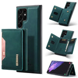 2 In 1 Detachable Magnetic Wallet Card Holder Pocket Leather Case For Samsung Galaxy S24 S23 S22 S21 Ultra Plus