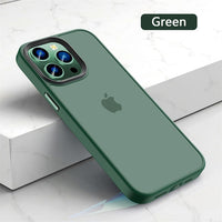 Shockproof Armor Matte Case for iPhone 14 13 12 series