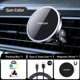 15W Qi Magnetic Wireless Car Charger Phone Holder