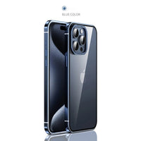 Titanium Alloy Magnetic Wireless Charge Case For iPhone 15 series