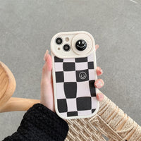 Cute Bear Slide Camera Protection Cartoon Soft Silicone Case for iPhone 14 13 12 series