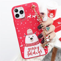 New Christmas Gift Silicone Case For iPhone 13 12 11 Series