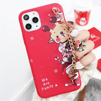 New Christmas Gift Silicone Case For iPhone 13 12 11 Series