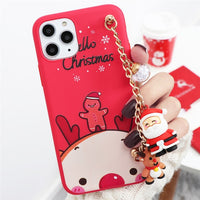 New Christmas Gift Silicone Case For iPhone 13 12 11 Series