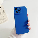 Liquid Silicone Camera Protect Case for iPhone 14 13 12 series