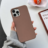 Retro Knitted Woven Pattern Shockproof Soft Silicone Case For iPhone 14 13 12 series