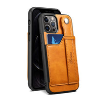 Leather Wallet Case Stand Feature with Wrist Strap for iPhone 13 12 Series