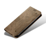 Leather Texture Magnetic Flip Case for Samsung Galaxy S23 S22 S21 Ultra Plus