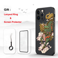 3D Relief Embossed Matte Soft Case for iPhone 13