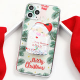 Merys Christmas Case with Quicksand Doll Holder For iPhone 13 12 11 Serie