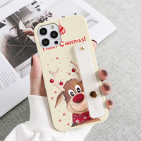 Wriststrap Christmas Cases For iPhone 13 12 11 Series