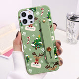 Wriststrap Christmas Cases For iPhone 13 12 11 Series