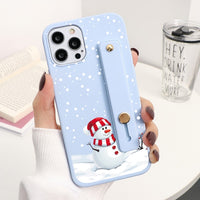 Wriststrap Christmas Cases For iPhone 13 12 11 Series
