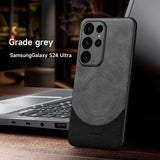 Magsafe Magnetic Leather Case for Samsung Galaxy S24 series