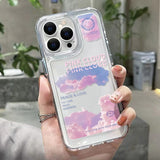 Butterfly Flower Rose Heart Soft Clear Case For iPhone 14 13 12 series