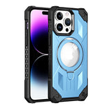 Luxury Magnetic Stand Shockproof Armor Case With Ring Holder For iPhone 14 13 12 series