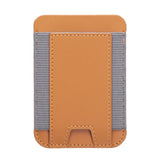 Magsafe Magnetic Elastic Leather Slot Card Holder Wallet Case For iPhone 14 13 12 series Samsung Galaxy S23 S22 Ultra Plus