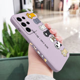 Cat Paw Soft Case For Samsung Galaxy S23 S22 S21 series