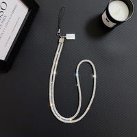 Flashy Drilling Necklace Wrist Strap Lanyard For iPhone Samsung Phones