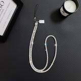 Flashy Drilling Necklace Wrist Strap Lanyard For iPhone Samsung Phones