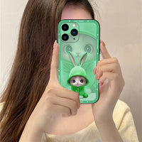 Colorful Cute Rabbit Soft Case for iPhone 14 13 12 series