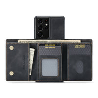 2021 Luxury Magnetic Removable Wallet Leather Case for Samsung Galaxy S21 Series