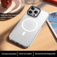 Frosted Glass Magnetic Magsafe Support Wireless Charging Case For iPhone 15 14 13 series