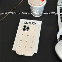 Breathable Hole Matte Soft Silicone Cases For iPhone 14 13 12 series