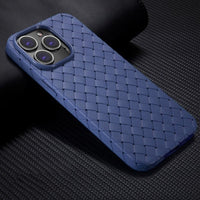 Breathable Silicone Weave Pattern Case for iPhone 14 13 12 series