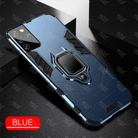 Shockproof Armor Magnetic Car Ring Stand Holder Cases For Samsung Galaxy S21 Ultra Plus