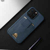 Premium Card Holder Slots Leather Case For iPhone 15 14 13 series