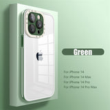 Luxury Transparent Shockproof Armor Case for iPhone 14 13 12 series