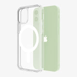 2 in 1 Transparent Magnetic Case + Magsafe Magnet Cardholder for iPhone 12 & 11 Series