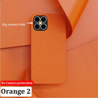 Luxury PU Leather Metal Lens Protector Phone Case For iPhone 12 11 Pro Max