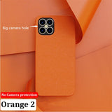 Luxury PU Leather Metal Lens Protector Phone Case For iPhone 12 11 Pro Max