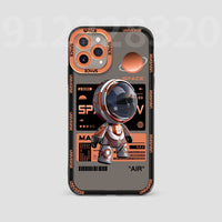 Astronaut Shockproof Transparent Soft Silicone Case for iPhone 13 12 11 Pro Max