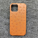 Full Grain Genuine Leather Cover For iPhone 12 11 Series