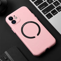 Original Leather Magsafe Magnetic Camera Protection Case for iPhone 13 12 11 Pro Max