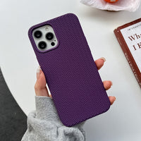 Retro Knitted Woven Pattern Shockproof Soft Silicone Case For iPhone 14 13 12 series