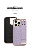 Phone Case With WristBand Holder For iPhone 14 13 series