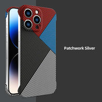 Luxury Shockproof Carbon Fibre Frameless Borderless Case For iPhone 15 1 13 12 series