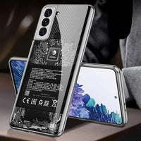 Luxury Plating Glass Soft Edge Camera Protection Case For Samsung Galaxy S21 Plus Ultra 5G