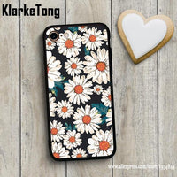 Colorful Floral Dried Flower Phone Case For iPhone 7 8 6 6s Plus 5s SE X