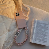 Stylish Crossbody Lanyard Solid Color Silicone Soft Case For iPhone 13 12 11 Pro Max Mini