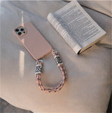 Crossbody Lanyard Necklace Liquid Silicone Case For iPhone 14 13 12 series