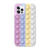 Push Bubble Soft Case For iPhone 12 11 Series