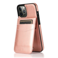 2021 NEW Vertical Leather Flip Cover Card Holder Case For iPhone 13 12 11 Series