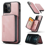 PU Leather Magnetic Wallet Case Support Wireless Charging For iPhone 12 11 Series