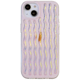 Luxury Plating Colorful Laser Wave Case for iPhone 13 12 11 Pro Max