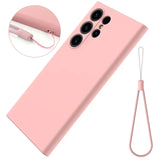 Solid Pastel Color Shockproof Easy To Clean Liquid Silicone Case For Galaxy S24 series